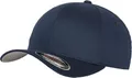 Flexfit Unisex Cap Wooly Combed, Unisex Baseballkappe, XXL, Navy