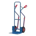 Stahlrohrkarre B1331V, Vollgummireifen, Tragkraft 300kg - blau