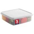 Vorratsbehälter aus Kunststoff mit Deckel  3L Cupcake Carrier  Auslaufsicher ...