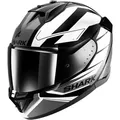 Shark D-Skwal 3 Sizler, Integralhelm - Grau/Schwarz/Weiß - L