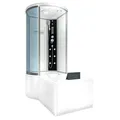 AcquaVapore Kombination Badewanne Dusche K55-R01-EC Duschtempel 100x170