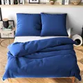 Wolkenfeld Bettwäsche "Allergiker Bettwäsche, unfassbar weich", blau (marineblau), B/L: 200cm x 200cm, 1 Stk., 2 Stk., Microfaser, B/L: 80cm x 80cm & 80cm x 80cm, 3 tlg.