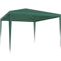 Tectake Pavillon Farah 3 x 3 M Im Stecksystem  300 x 300 x 250 cm Grün