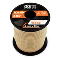 Paracord 550 Typ III | ø 4mm - 11 Kerne - max. 250 kg | 100% Nylonschnur - reißfest & extrem stabil | Nylonseil, Allzweckseil, Reepschnur & Outdoor Seil