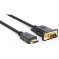 Hamlet XVCHDM-VGA180 Videokabel und Adapter 1,8 m HDMI Typ A (Standard) VGA (D-Sub) Schwarz (1.80 m) (XVCHDM-VGA180)