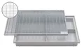 ACO 60x40cm Schuhabstreifer Gitterrost + Bodenwanne Vario Schuhabtreter Normrost