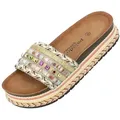 Palado by Sila Sahin Vaphine by Sila Sahin Pantolette goldfarben 38 EU