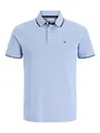 Jack & Jones Herren Slim Fit Polo Shirt JJEPAULOS Uni Sommer Hemd Kragen Kurz Arm Basic Pique Cotton, Bright Cobalt , XXL