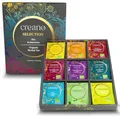 Creano Bio Kräutertee Geschenkset Grey „ORGANIC HERBAL TEA“ - 45 Bio-Teebeutel in 9 unterschiedlichen Sorten - 90g*
