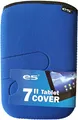 e5® 7 Zoll universal Tablet Tasche aus Neopren Farbe BLAU für alle Geräte bis 7"
