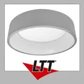 LEDVANCE Wifi SMART+ Orbis Cylinder LED Deckenleuchte Tunable Weiß 45cm 24W / 3000-6500K Grau