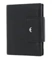 Golden Head Leder Geldbörse Dublin RFID Protect Kombischeintasche mit Riegel 1238 Schwarz