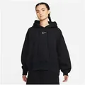 Nike Sportswear Kapuzensweatshirt W NSW PHNX FLC OOS PO HOODIE sportlicher Stil, geräumiges Design, mit Kapuze, mit Phoenix Fleece schwarz L (44/46)