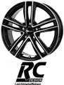 4x RC-Design RC27 7,5X17 5/112 ET28 Schwarz Front-poliert