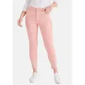 STOOKER WOMEN 5-Pocket-Jeans Rio Skinny Fit Denim Jeans Skinny Fit Casual Clean Wash Denim Jeans Magic Shape Effekt für Damen rosa 44