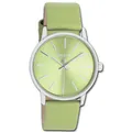 Oozoo Damen Armbanduhr Timepieces Analog Leder grün UOC11367