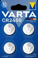 Varta Knopfzelle CR2450 Lithium 3V (4er Blister)