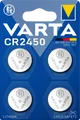VARTA Batterie LITHIUM Coin CR2450 Blister 4 #1907031