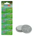 5 x CR1225 Knopfzelle 3V Lithium, CR 1225, DL1225 Knopfzellenbatterien, Zelle Knopf Batterie Akku Ersatz für Vicks Digitalthermometer Medizinische Geräte Uhr Watch Taschenrechner LED Kragen