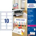 AVERY Zweckform Visitenkarten 270 g/m² satiniert ultraweiß 1 Pack = 250 St.
