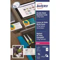 AVERY Zweckform C32026-25 Premium Visitenkarten, blanko (250 Stück, 270g, 85x54 