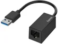 Hama Adapter / Kabel / Stecker USB-A auf RJ45/LAN-Adapter
