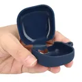 kwmobile Hülle kompatibel mit Samsung Galaxy Buds 2 Pro / Buds 2 / Buds Live Hülle - Kopfhörer Case - TPU Silikon Cover - Schutzhülle in Dunkelblau