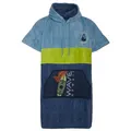 WAVE HAWAII Bade-Poncho Damen & Herren Kapalua mit Kapuze, Größe L, 170-200cm, 100% Baumwolle Surf-Poncho für Erwachsene, Velours & Frottee-Handtuch mit hoher Wasserabsorption