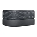 Logitech ERGO K860 kabellose ergonomische Tastatur – geteilte Tastatur, Handballenauflage, natürliches Tippen, schmutzabweisendes Material, Bluetooth und USB-Verbindung, für Windows/Mac - Graphit