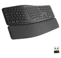 Logitech Logitech ERGO K860 Kabellos Tastatur Deutsch, QWERTZ Schwarz Geteilte Tastatur