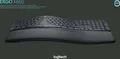 Logitech Ergo K860 Tastatur kabellos Bluetooth DE Layout schwarz