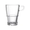 Leonardo 024014 Latte Macchiato Glas/Kaffee-Becher mit Henkel - Senso - Glas - 350 ml