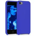 kwmobile Schutzhülle kompatibel mit Apple iPod Touch 6G / 7G (6. und 7.Generation) - Hülle Silikon gummiert - Cover Case in Baltik Blau - Blau