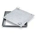 Zarges Aluminium Schachtabdeckung mit verzinkter Stahldeckplatte 1000mm x 1000mm