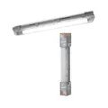 Osram Submarine Feuchtraumleuchte mit eingebautem Bewegungsmelder 60cm 8W, LED-Leuchte in Grau, IP65-Schutz, für Lagerhallen und Garagen