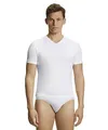 FALKE Herren Daily Comfort 2-Pack V Neck Unterwäsche schnelltrocknende atmungsaktive nachhaltige Baumwolle bequemes Unterhemd hautfreundlich Kurzarm mit V-Ausschnitt im Multipack 2 Stück