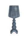 Kartell Mini Kabuki, Tischlampe, Dimmbare, H 70 cm, Blau