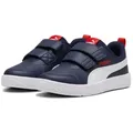 PUMA COURTFLEX V3 V PS Sneaker mit sportlichem Design, mit Klettverschluss blau 33 EU