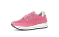 Gabor Damen Low-Top Sneaker, Frauen Halbschuhe,Komfortable Mehrweite (H),Chunky Sneaker,dad Shoes,Sportschuhe,Camelia/Silber(pf),37.5 EU / 4.5 UK
