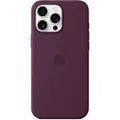 Silikon Case mit MagSafe, Handyhülle pflaume, iPhone 16 Pro Max