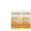 2x30ml Diaderma  Glow Karotten-Öl Gesichtspflege Q10 | schenkt frischen Teint