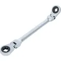 Bgs Technic - Doppel-ratschen-ringschlüssel Abwinkelbar Mit E-profil Ringköpfen Sw E14 X E18