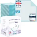 ARNOMED SUPERDRY PLUS Krankenunterlagen, 5-lagig 623-60x60 , 1 Beutel = 30 Stück, Maße: 60 x 60 cm