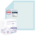 ARNOMED Krankenunterlagen 60x60cm, 30x saugstarke Inkontinenzunterlagen Einweg, Wickelunterlage für Babys, 5-lagige Zellstoff Unterlagen fürs Bett bei z.B. Inkontinenz, Wickelunterlage Einweggebrauch