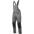 Würth MODYF Arbeitslatzhose Stretch X Handwerker Blaumann für Herren Flexibel, robust, komfortabel Herren Latzhose, Hellgrau