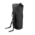 Mil-Tec US Seesack mit Doppelgurt PES (75 Liter) • Bundeswehr Rucksack mit 2 gepolsterten Schultergurten + Tragegriff • Military Reisetasche • Militär Ausrüstung • Outdoor Reisesack • Farbe: Schwarz