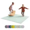 Ehrenkind® Made in Germany Anti-Rutsch Krabbelmatte Oeko-Tex Matten | Spielmatte Baby | 240x180 cm | Salbei
