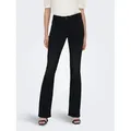ONLY Schlagjeans ONLBlush (1-tlg) Plain/ohne Details schwarz L