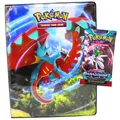 Pokemon Karten Karmesin & Purpur Paradox Rift Sammelkarten - 1 Mappe + 1 Booster