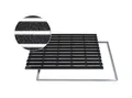 ACO 600x400x12mm Abstreifer anthrazit Fußmatte Indoor + ALU Rahmen Eingangsmatte